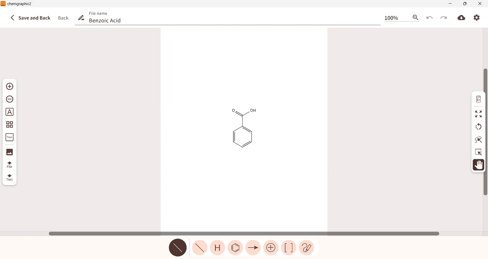 ChemGraphic 2 structure editor on Windows